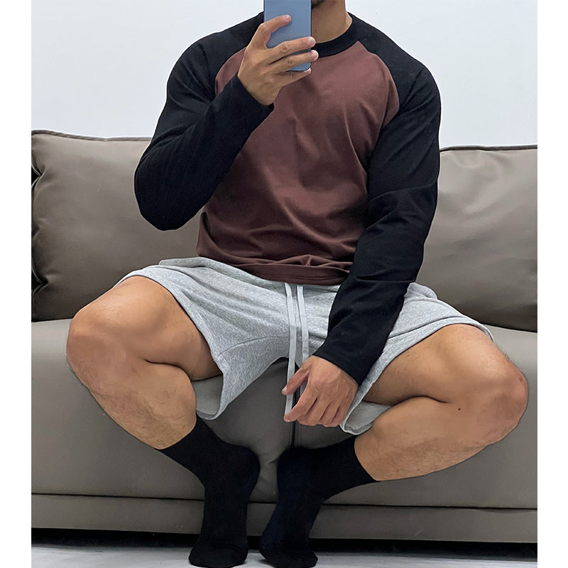 Men's Slim-Fit Color-Block Shirt