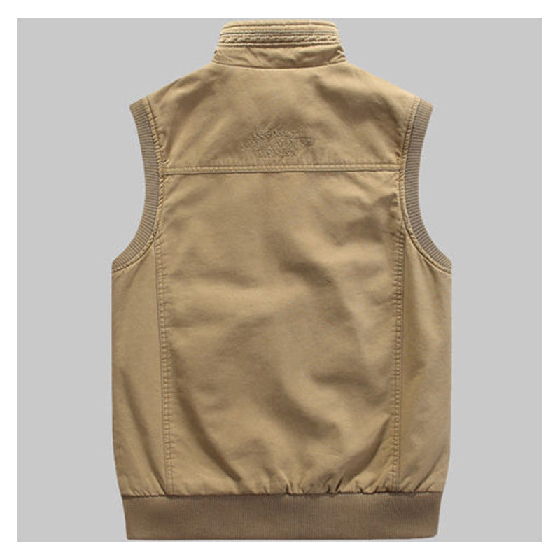 Gilet vintage multi-poche pour hommes - le cadeau parfait pour papa