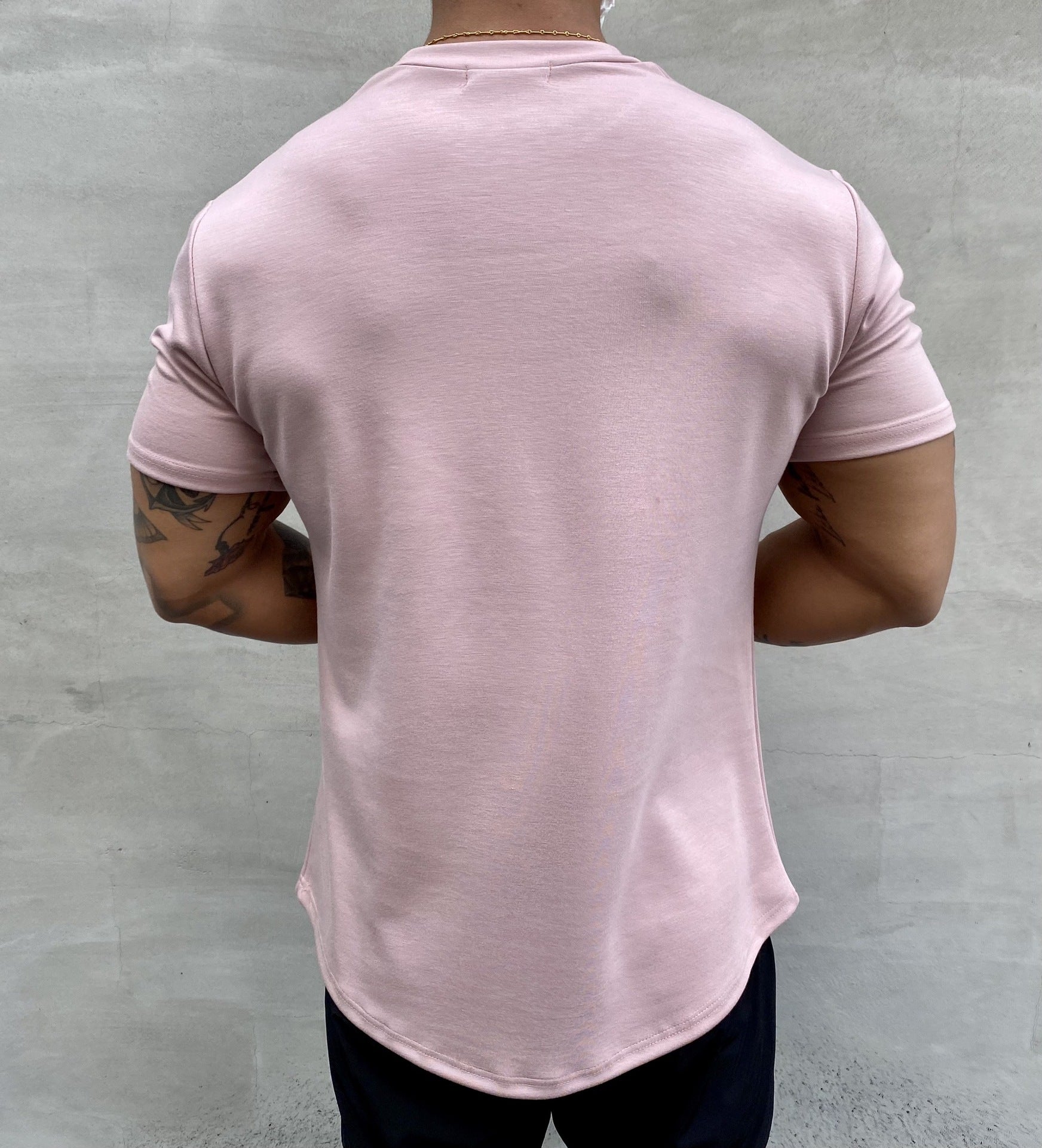 Reines Baumwolldehnungs-Sport-T-Shirt