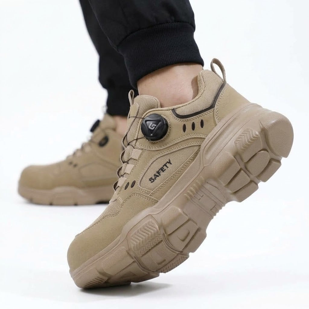 Men's Lightweight Safety Work Shoes with Smart Dial