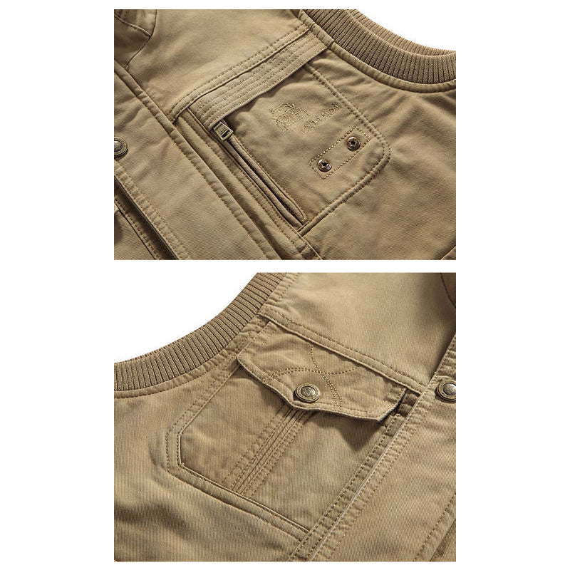 Gilet vintage multi-poche pour hommes - le cadeau parfait pour papa