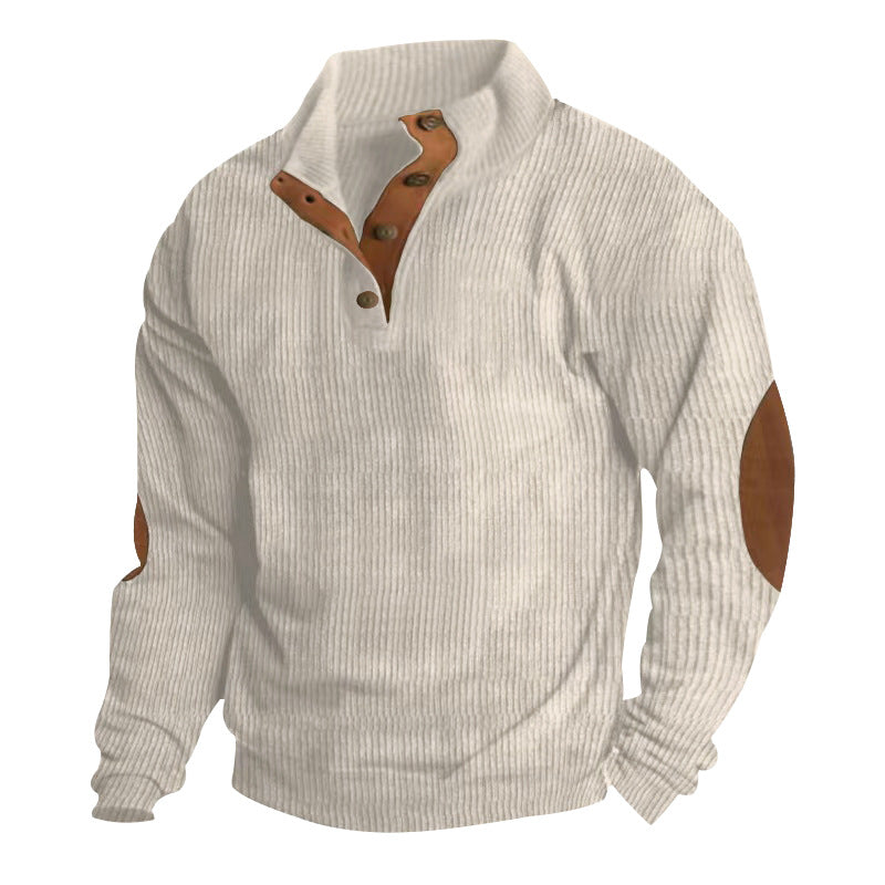 Men's Outdoor Stand Collar Long Sleeve Sweatshirt