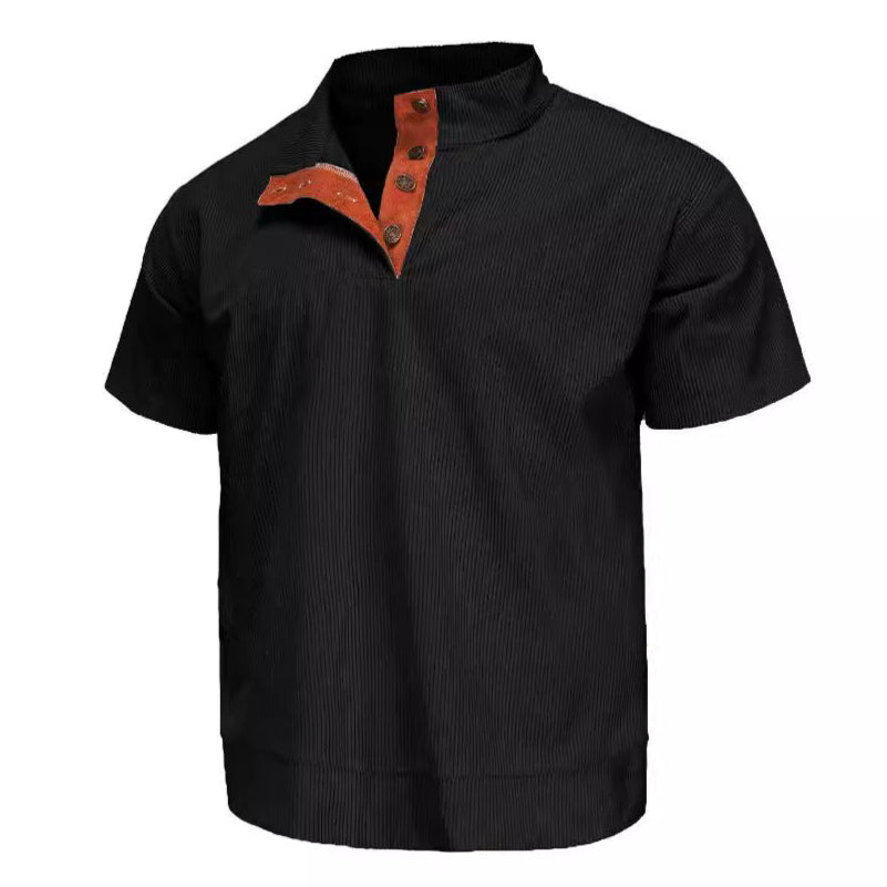 Camicia da uomo in velluto a velluto da uomo