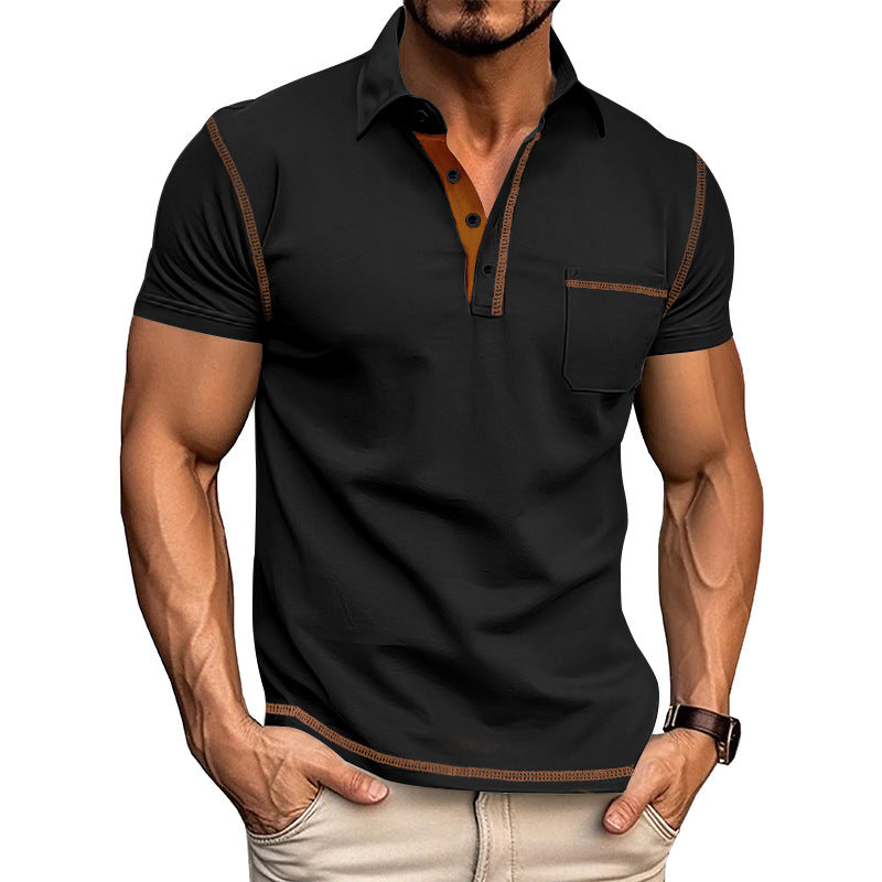Men's Contrast Stitch Polo Shirt Collection