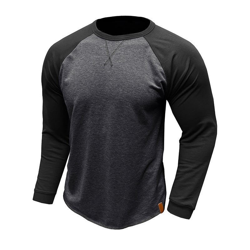 Men's Casual Long-Sleeve Raglan Shirt