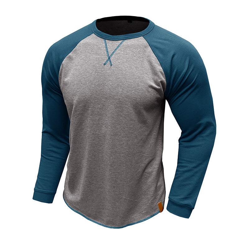 Men's Casual Long-Sleeve Raglan Shirt