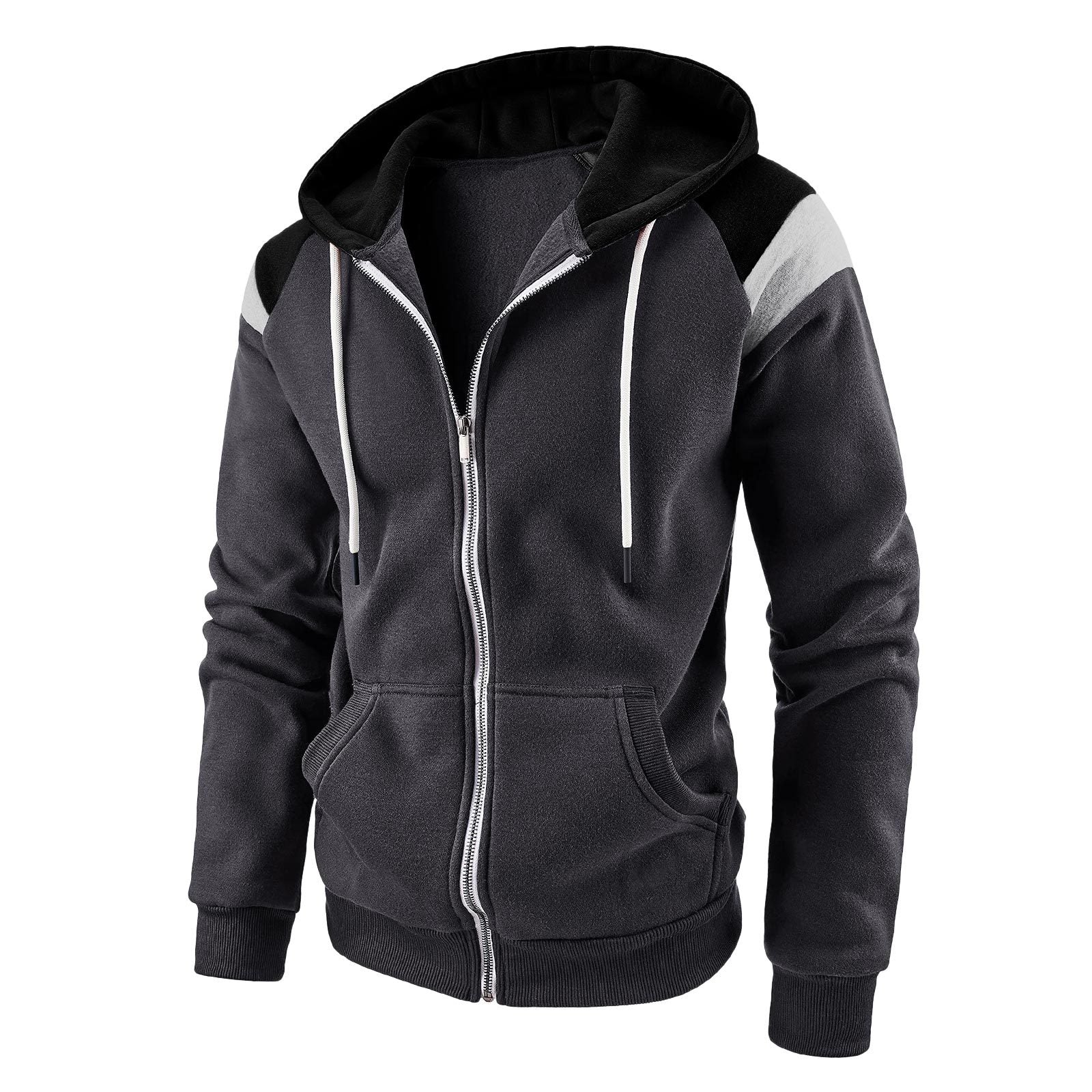 Men's Casual Versatile Zip-Up Hoodie