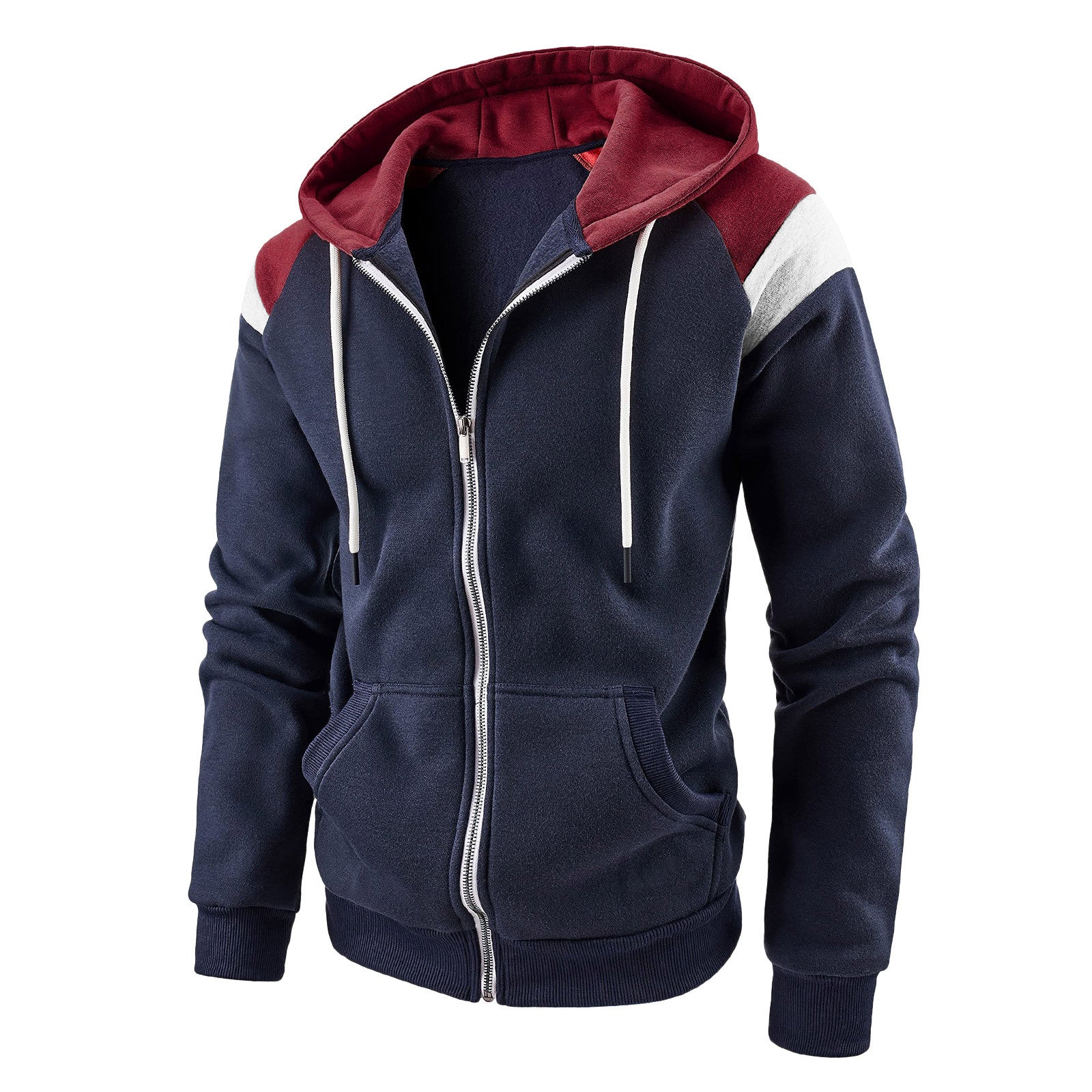 Men's Casual Versatile Zip-Up Hoodie