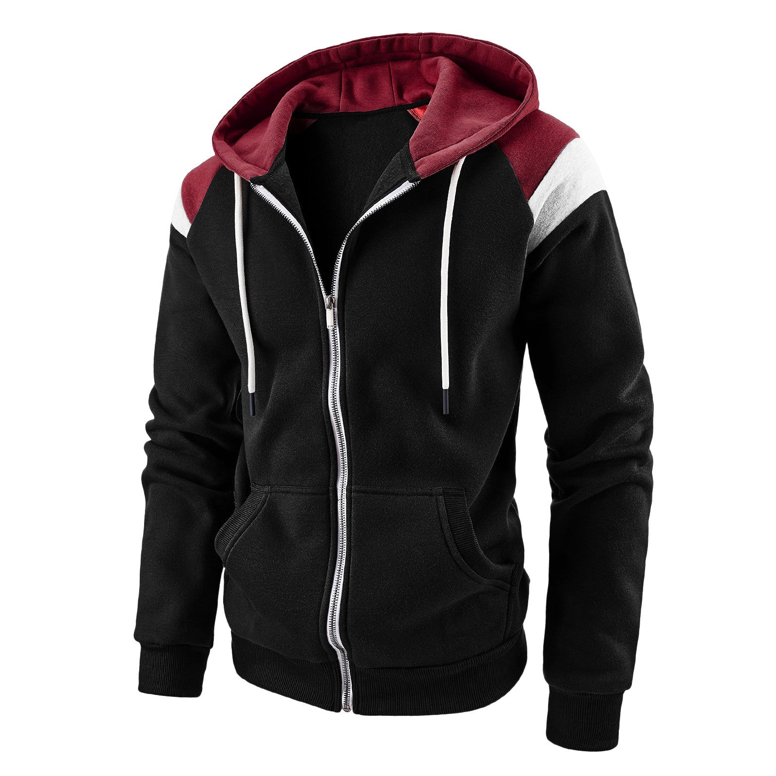 Men's Casual Versatile Zip-Up Hoodie