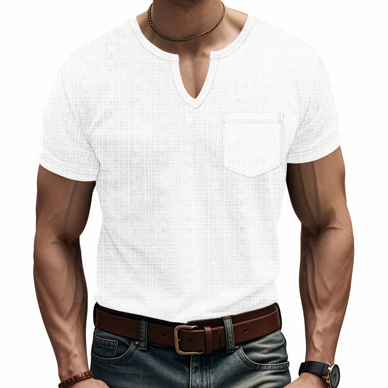 Men's Comfortable and Stylish Casual Henley T-Shirt