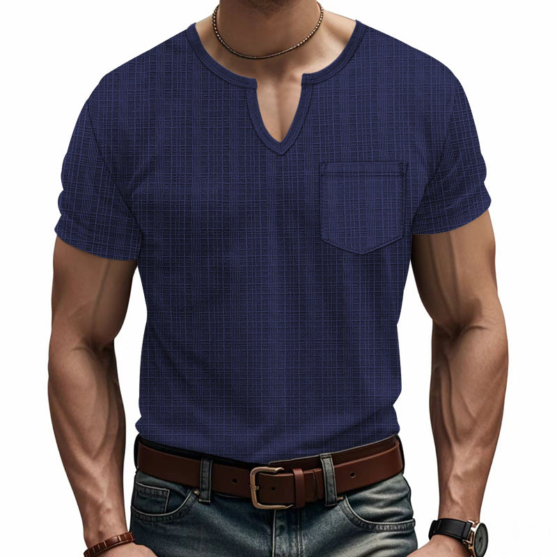 Men's Comfortable and Stylish Casual Henley T-Shirt