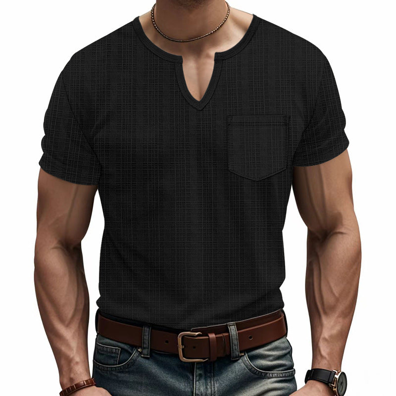 Men's Comfortable and Stylish Casual Henley T-Shirt