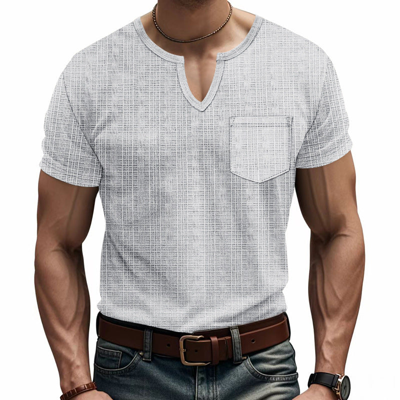 Men's Comfortable and Stylish Casual Henley T-Shirt