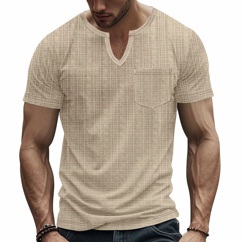 Men's Comfortable and Stylish Casual Henley T-Shirt