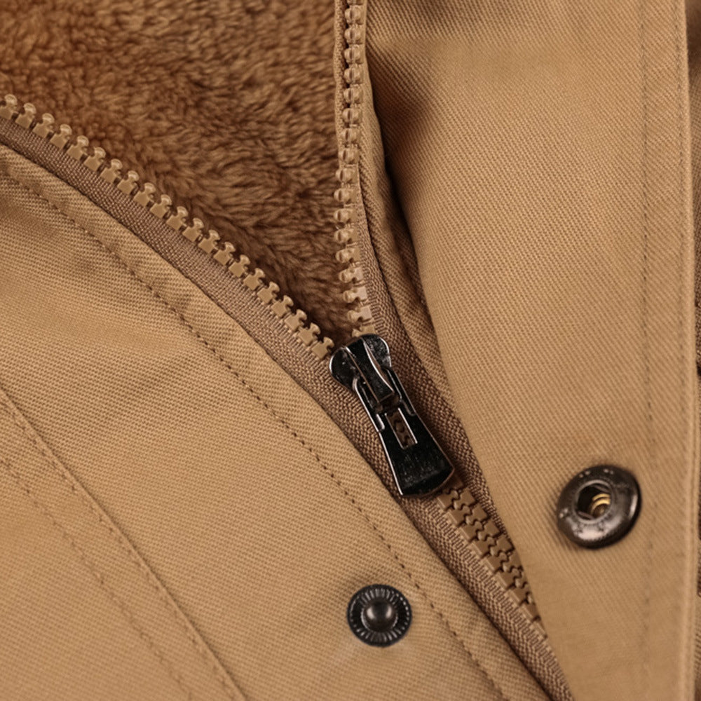 Men’s Heavy-Duty Winter Fleece Lining Jacket
