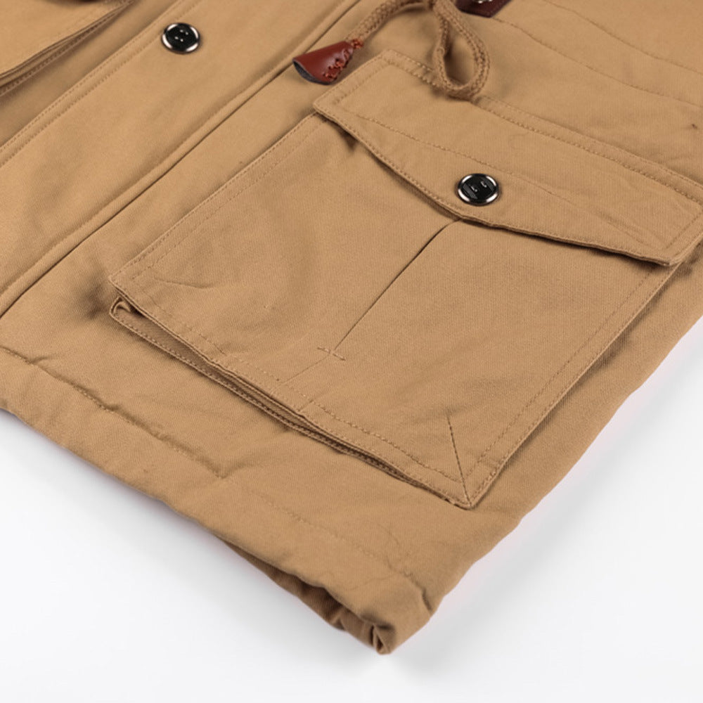 Men’s Heavy-Duty Winter Fleece Lining Jacket