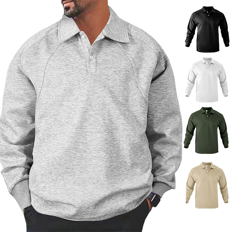 Men's Comfort-Fit Long Sleeve Collar Shirt