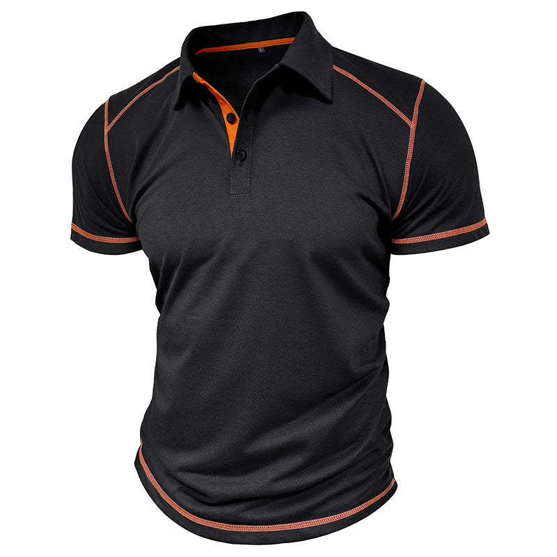 Men's Premium Contrast Stitch Polo Shirt