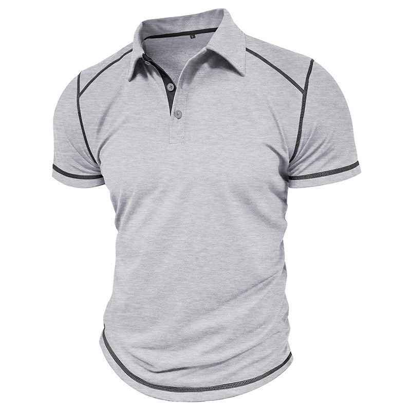 Men's Premium Contrast Stitch Polo Shirt