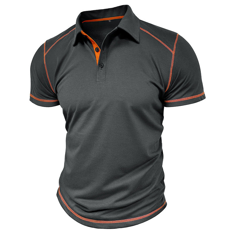 Men's Premium Contrast Stitch Polo Shirt