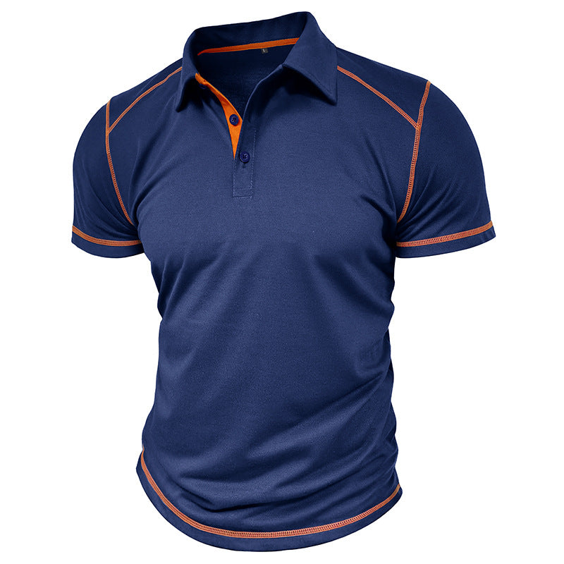 Men's Premium Contrast Stitch Polo Shirt