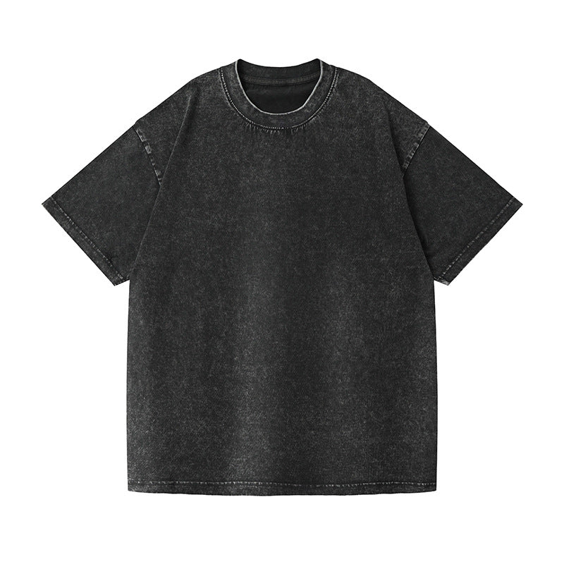 Vintage-T-Shirt für Herren aus Premium-gewaschener Baumwolle