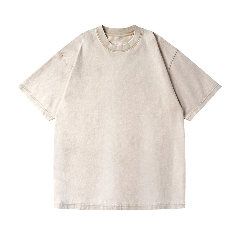 Vintage-T-Shirt für Herren aus Premium-gewaschener Baumwolle