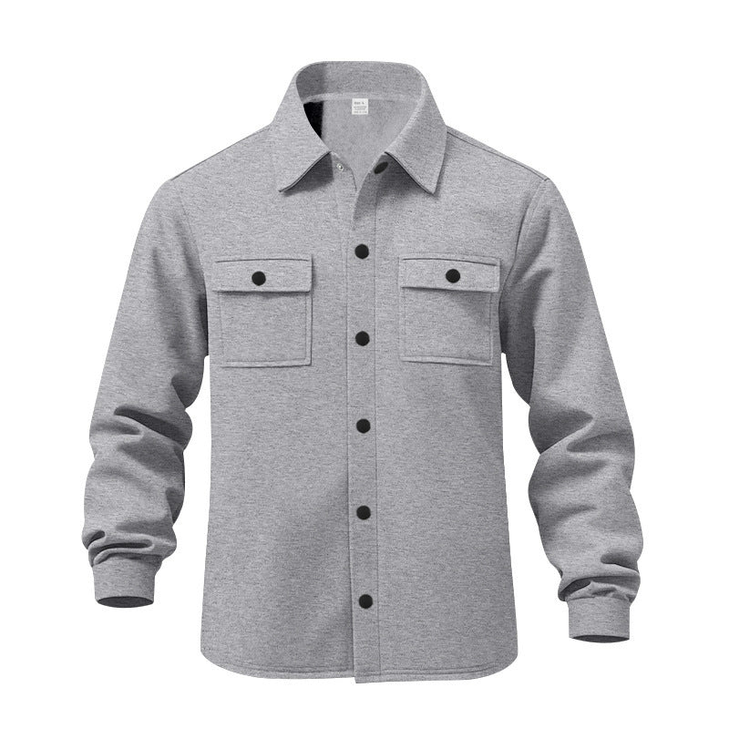Men's Stylish Chest Pockets Button-Up Jacket