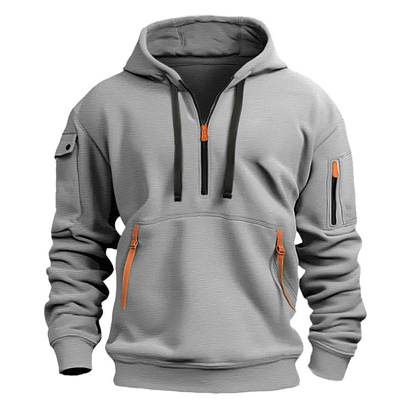Men's Stylish Functionality Zipper Hoodie