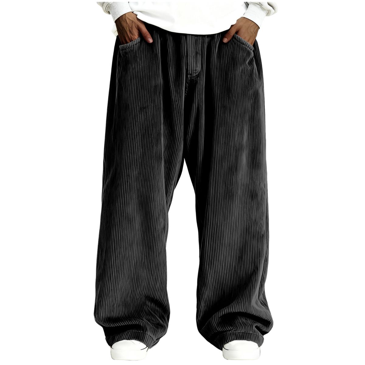 Men’s Vintage Corduroy Wide-Leg Pants