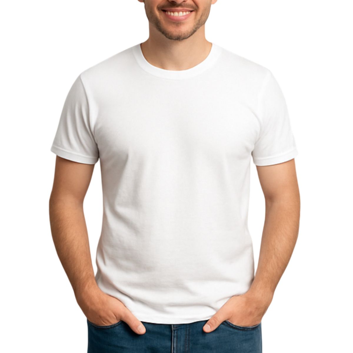 T-Shirt Homme Classique en Coton Premium