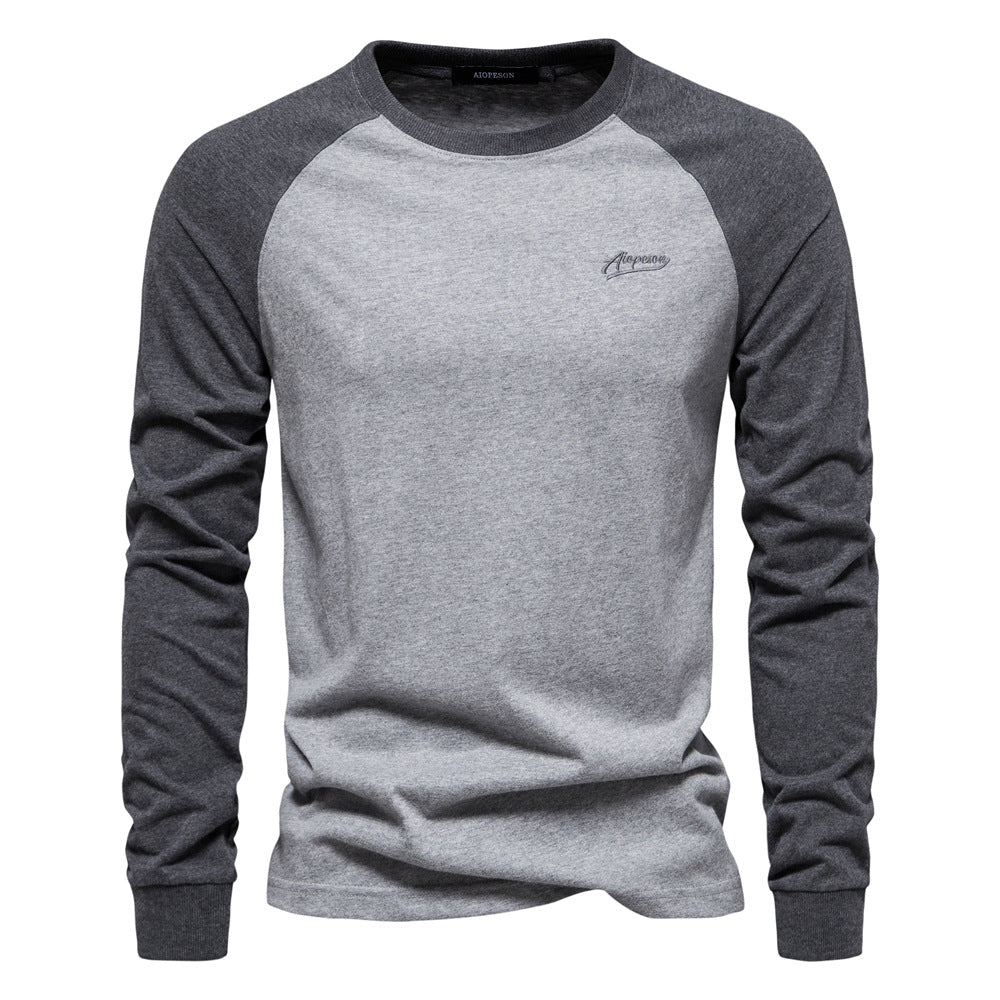 Herren Raglan Langarmshirt
