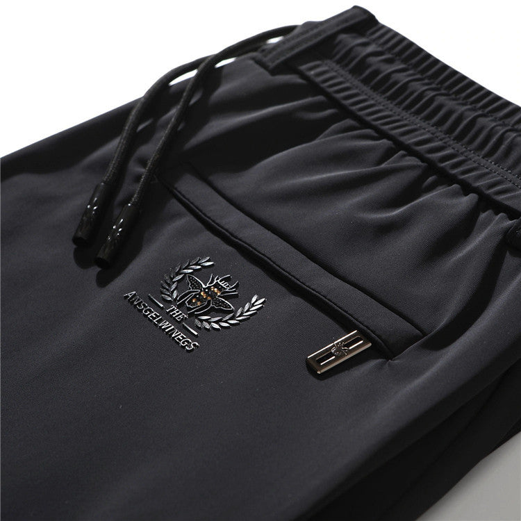 Men's Stretch Business Ice Silk Trousers
