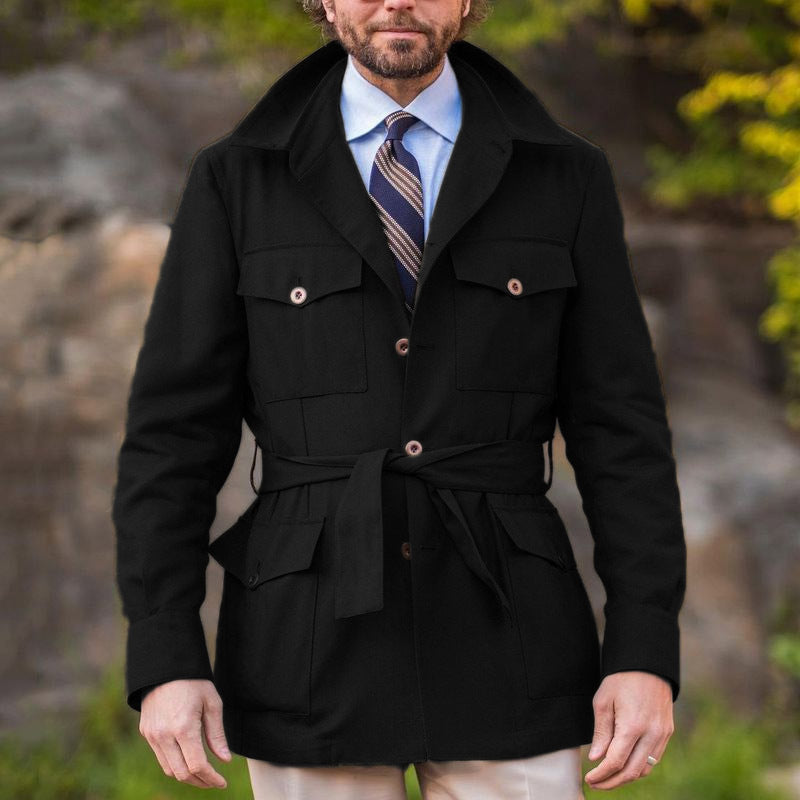 Men's Urban Guard Multi-Pocket Windbreaker Jacket