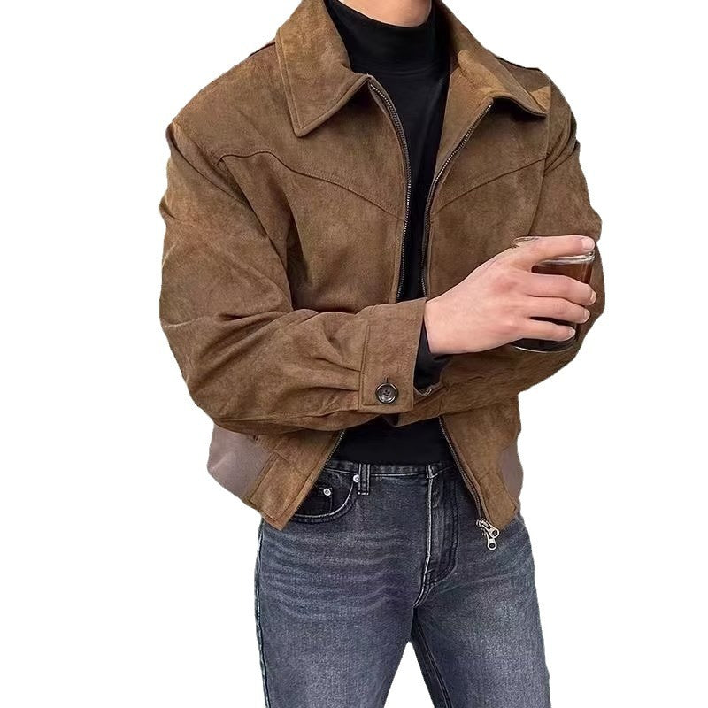 Men's Casual Suede Jacket