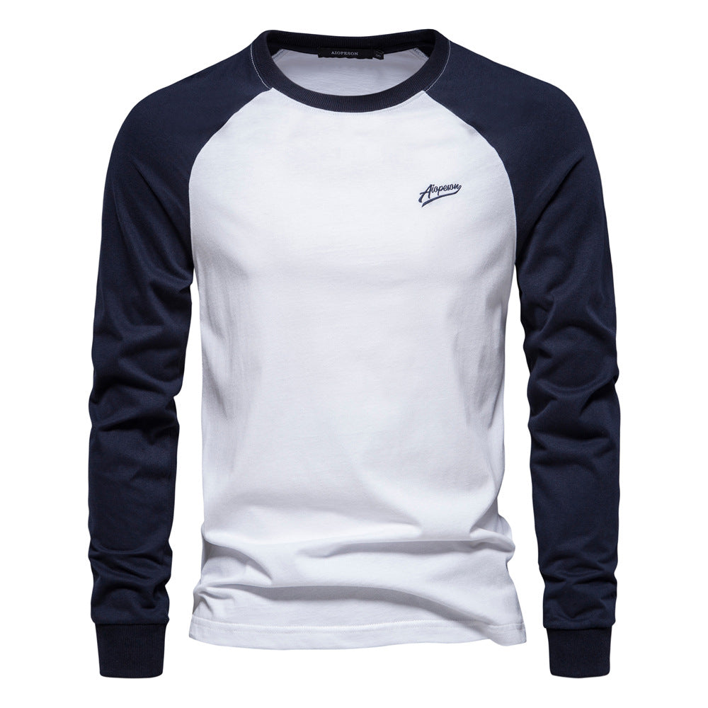 Herren Raglan Langarmshirt