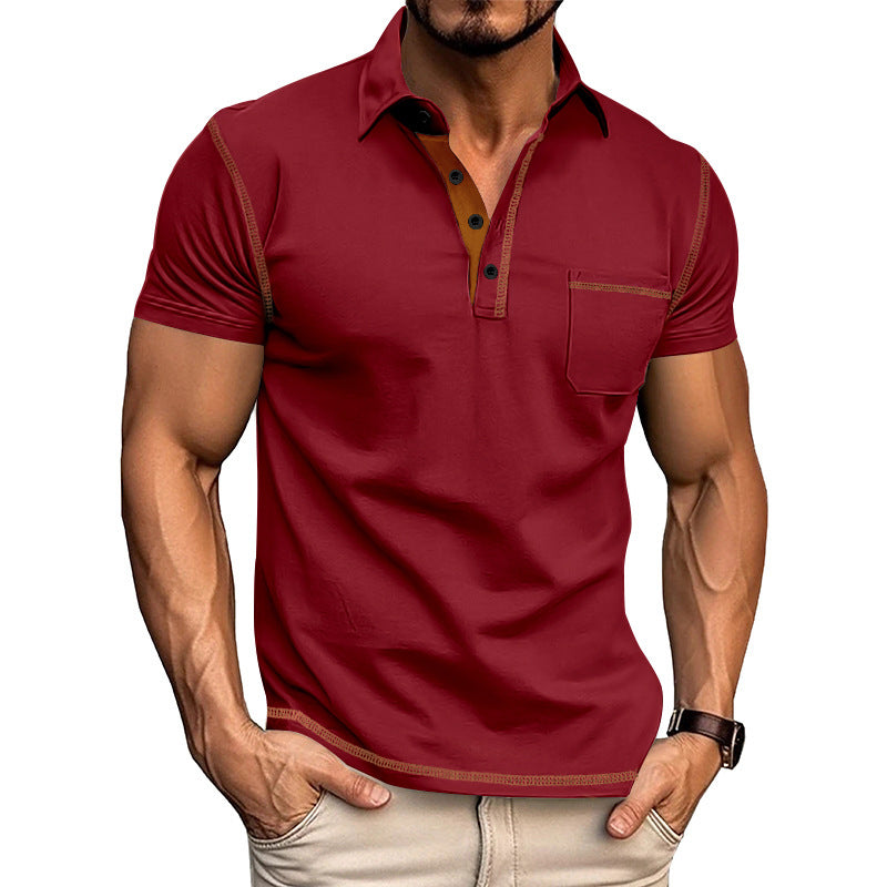 Men's Contrast Stitch Polo Shirt Collection