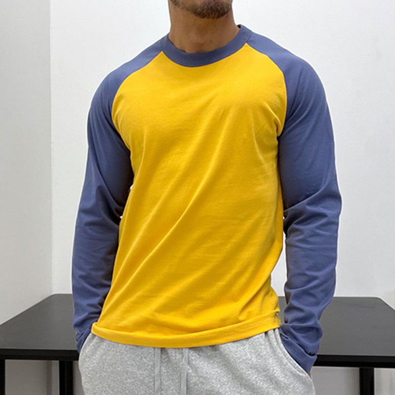 Men's Slim-Fit Color-Block Shirt