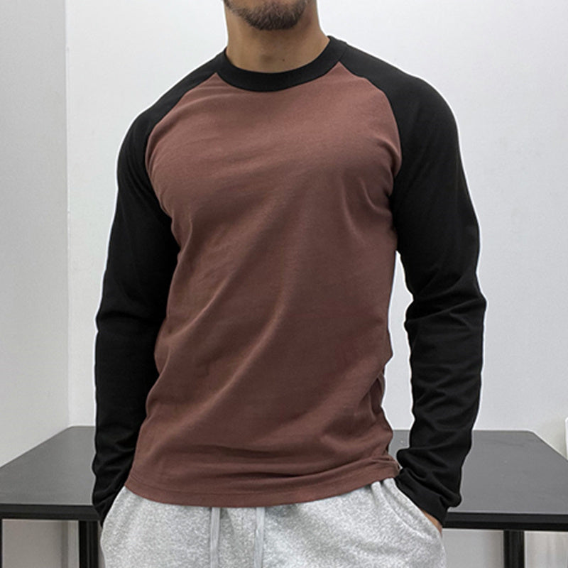Men's Slim-Fit Color-Block Shirt
