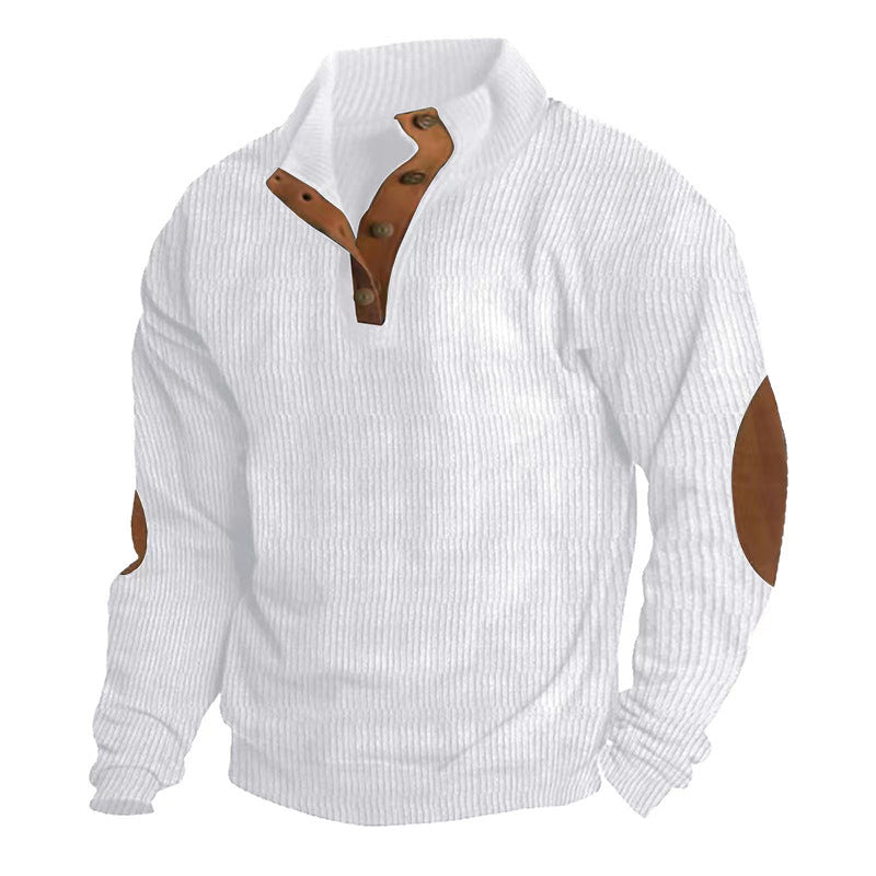Men's Outdoor Stand Collar Long Sleeve Sweatshirt