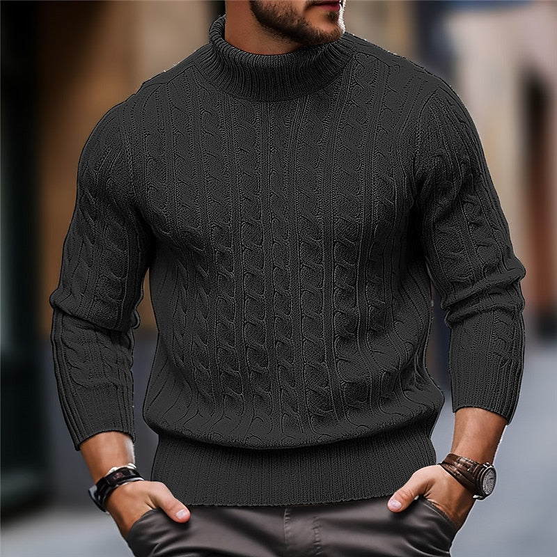 Men's Premium Cable Knit Sweater