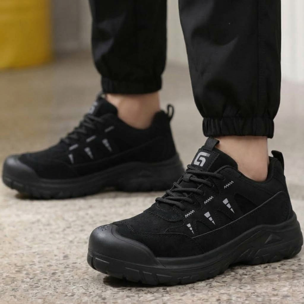 Men's Lightweight Steel Toe Safety Work Shoes