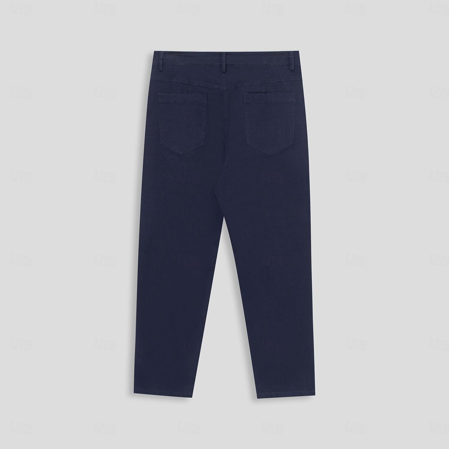 Men's Dress Pants Zipper Pocket