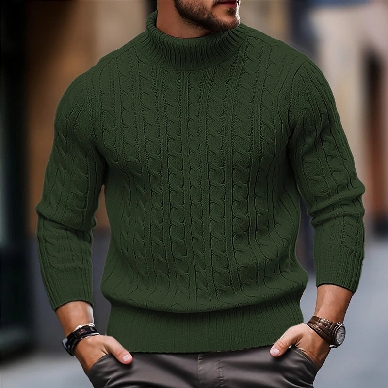Men's Premium Cable Knit Sweater
