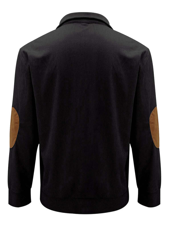 Men's Outdoor Stand Collar Long Sleeve Sweatshirt