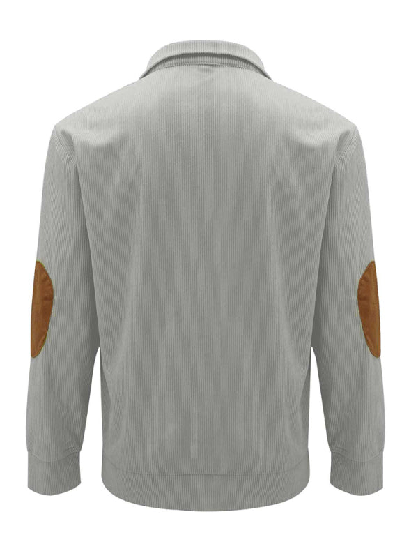 Men's Outdoor Stand Collar Long Sleeve Sweatshirt
