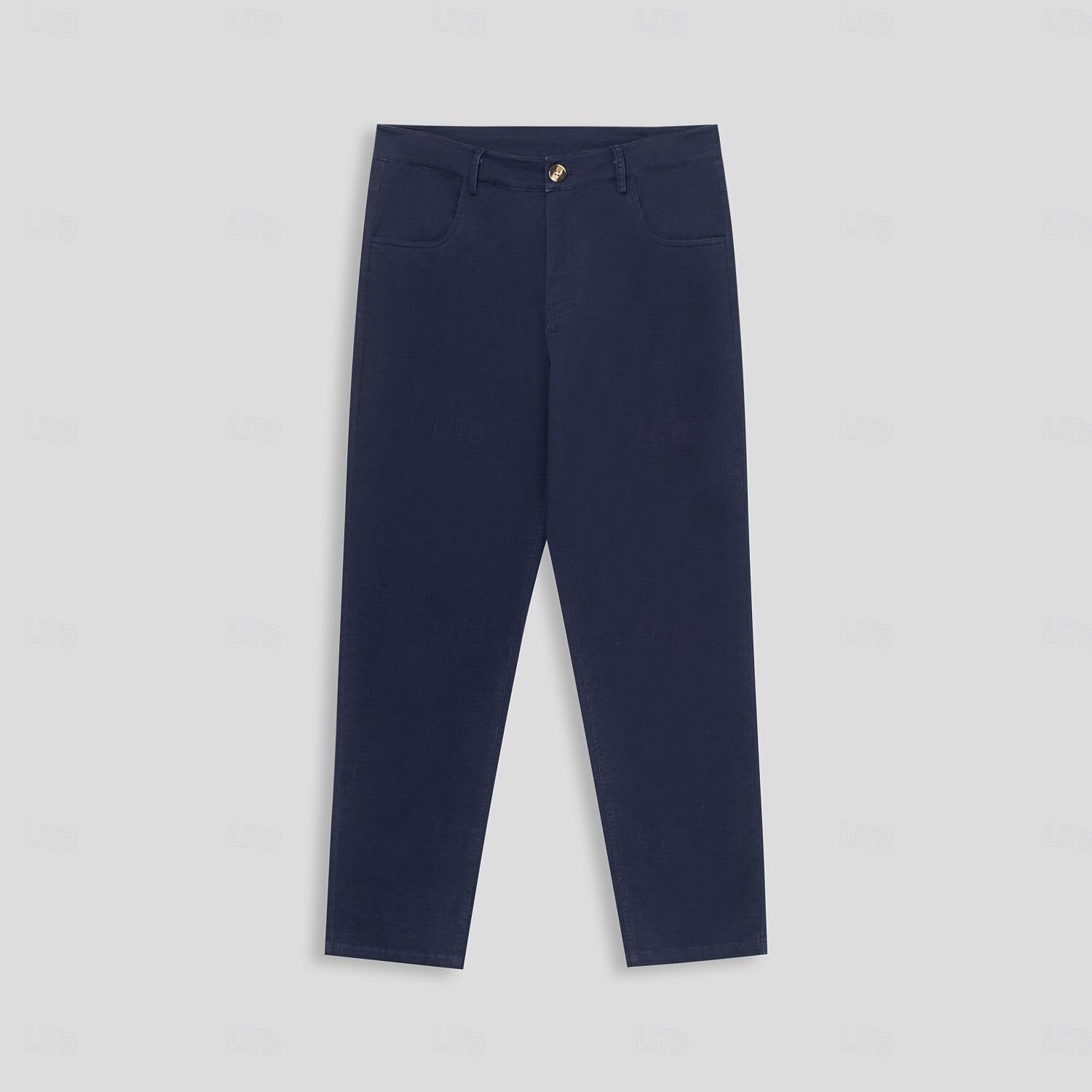 Men's Dress Pants Zipper Pocket