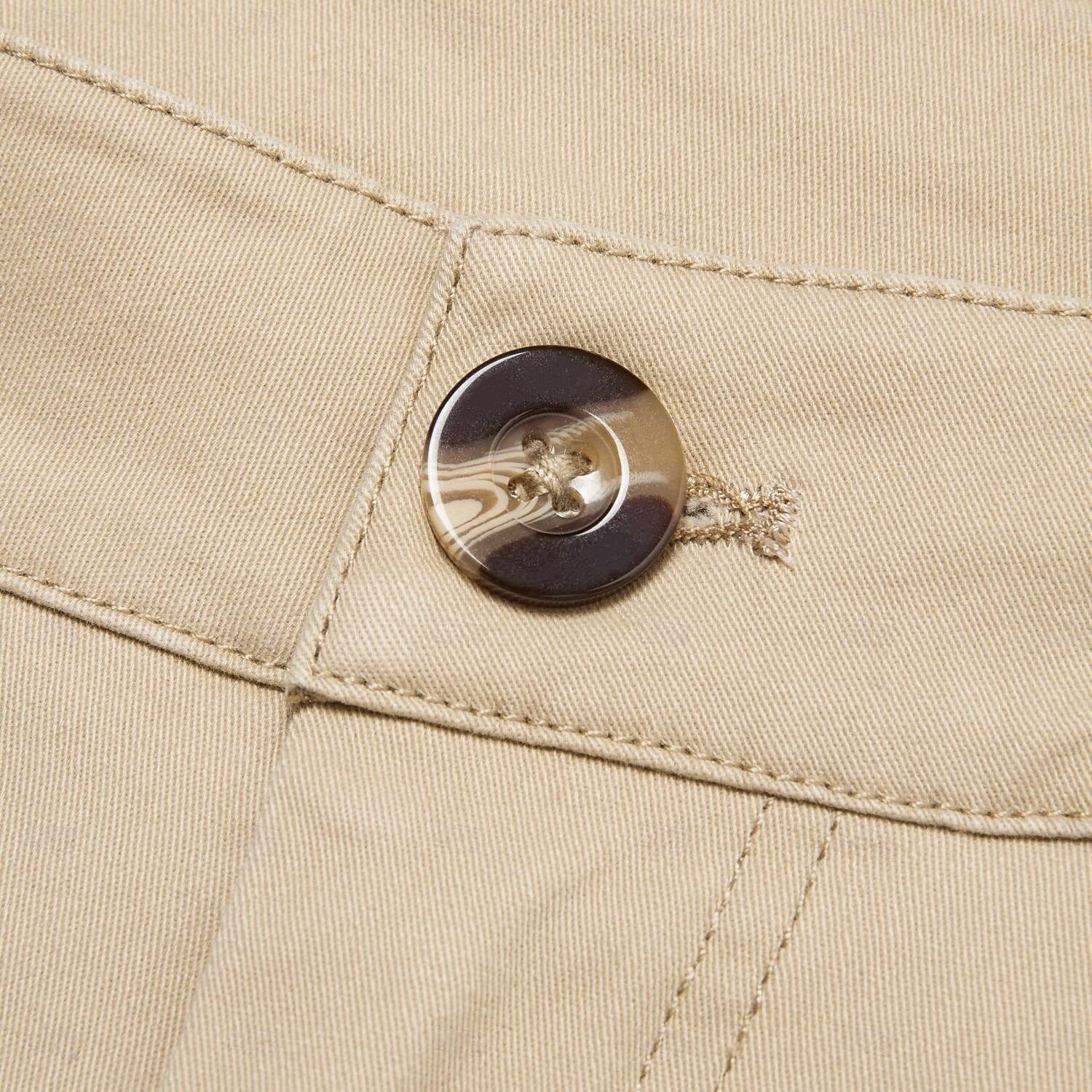Solid Color Full Length Chinos