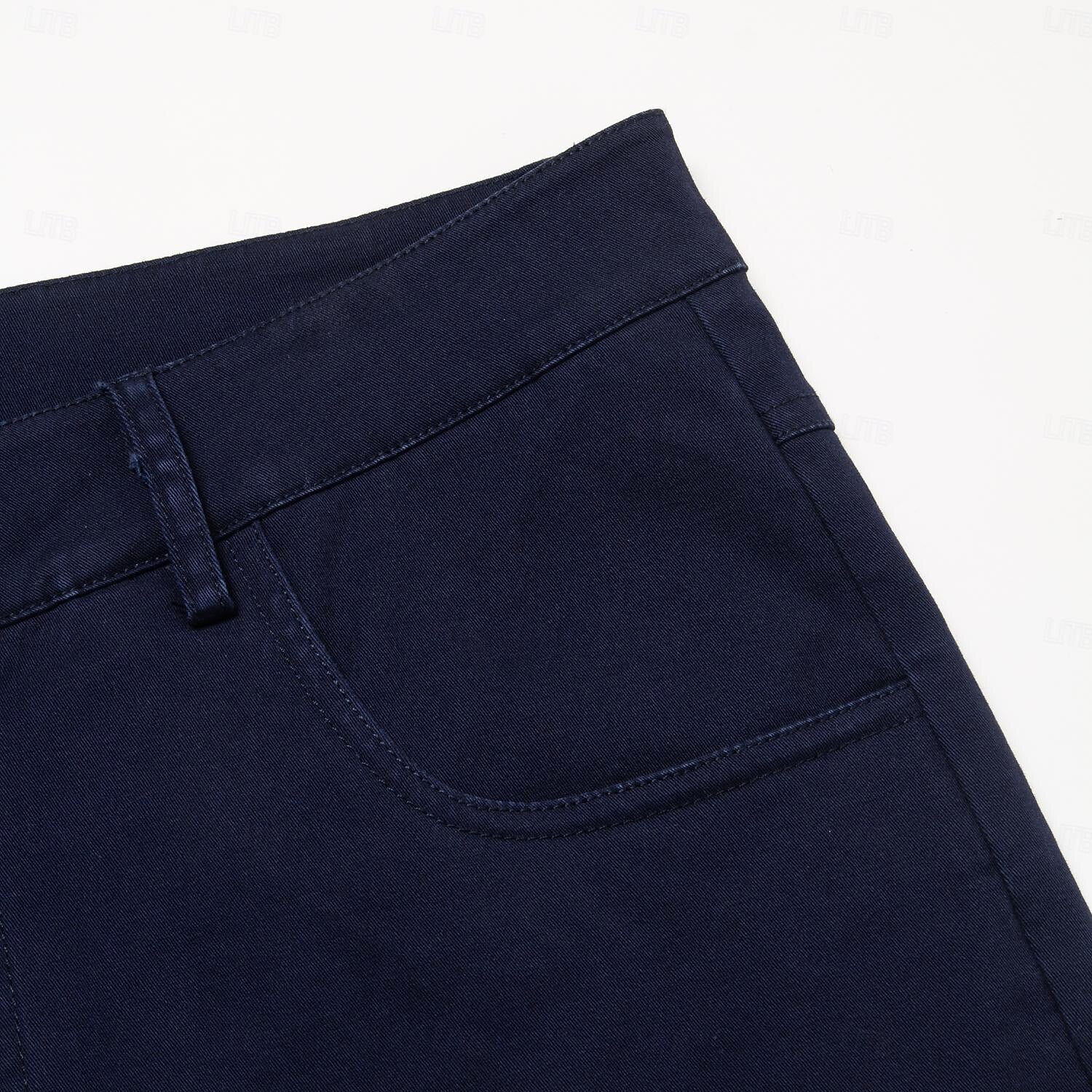 Men's Dress Pants Zipper Pocket