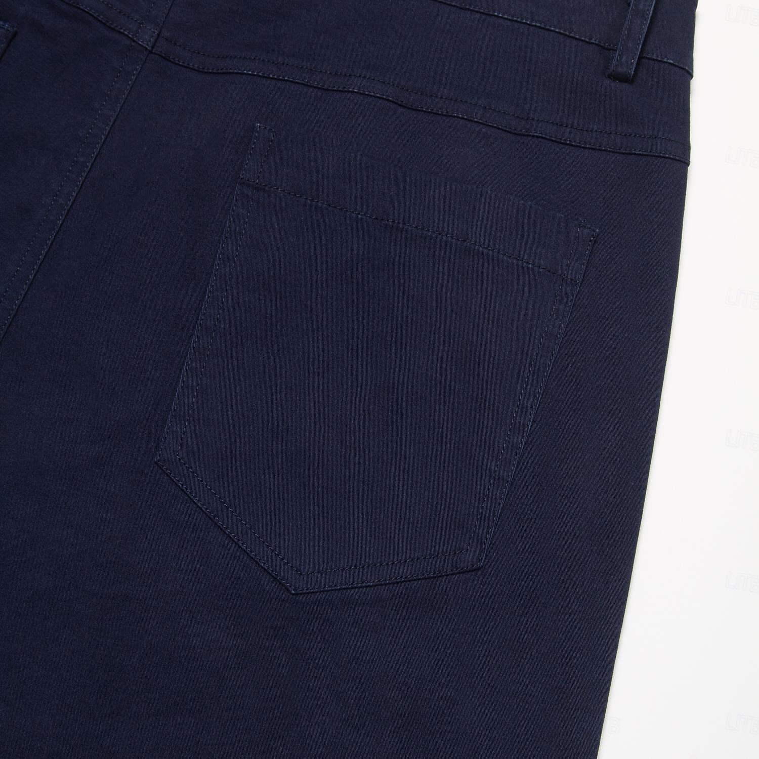 Men's Dress Pants Zipper Pocket